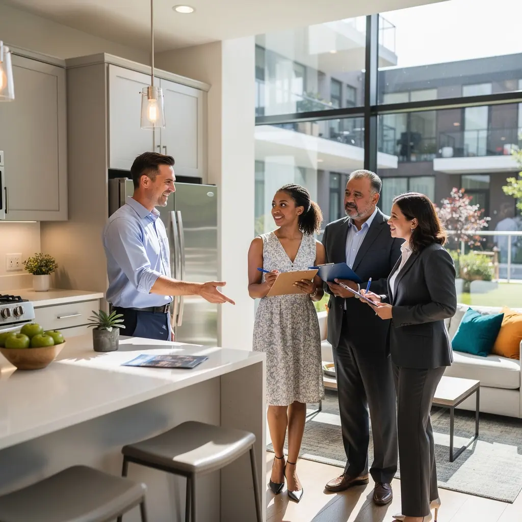 Zdjęcie zewnętrznej części budynku mieszkalnego z dostępem do ogrodu.